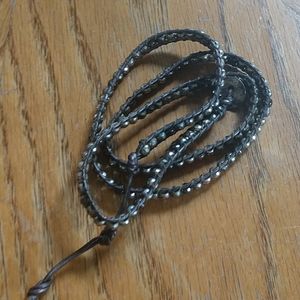 Premier Designs gray Wrap bracelet